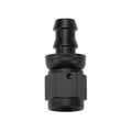Pushlock Hose End Black Straight -10