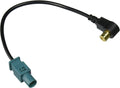 SAT1 FAKRA TO AFTERMARKET SMB SATELLITE RADIO ANTENNA ADAPTOR