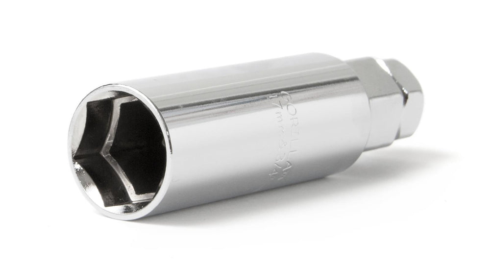 17MM X 3/4IN DUAL SOCKET LUG WRENCH ADAPTERSTHIN WALL