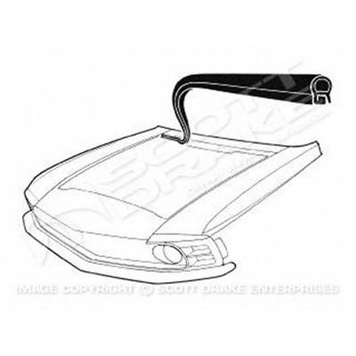 HOOD TO COWL SEAL; 69-70 MUSTANG; 6
