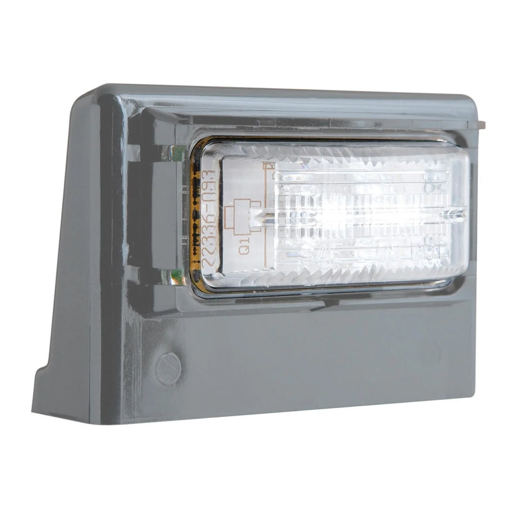 LICNSE BRACKET;GREY HOUS;LED LT;KIT