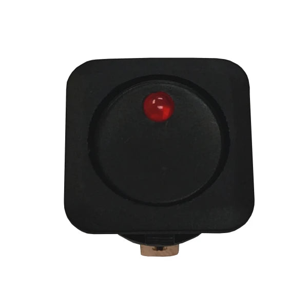 RED LED ILLUMINATED ON/OFF ROCKER SWITCH25A