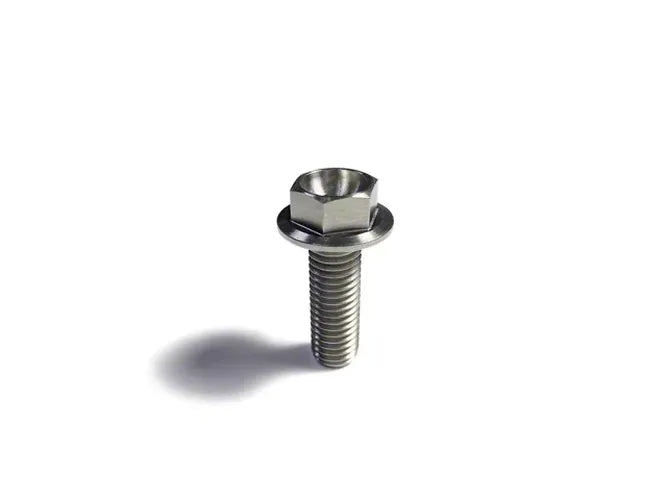 Ticon Industries Titanium Bolt Flanged M12x30x1.25TP 17mm 6pt Head