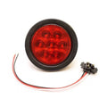 4 INCH RED ROUND STOP/TURN/TAIL LIGHT WITH 7 LEDSLIGHT ONLY