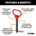 5/8" CLEVIS PIN WITH HANDLE AND CLI