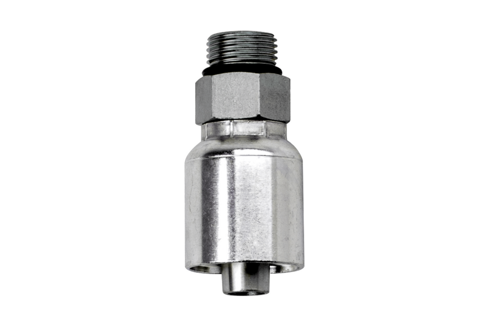 King Shocks Hose End Crimp -08 TO -08 ORB