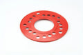 WHEEL BOLT CIRCLE TEMPLATE 5 LUG SAE: 4.5IN 4.75IN 5IN AND 5.5IN RED