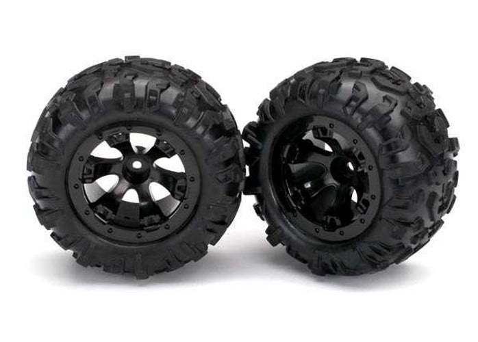 TIRES AND WHEELS ASSEMBLED GLUED