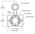 12VDC DASH SOCKET WHT