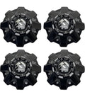 FUEL TOP SECTION CAP M-BLK CHR LOGO