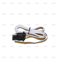 4 WAY FLAT CONNECTORS W/ 48' WIRE L