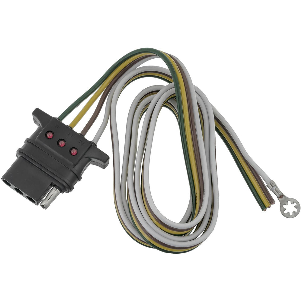 4 WAY FLAT VEHICLE END 48' WIRE WIT