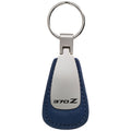 370Z LEATHER TEARDROP KEY FOB - BLU