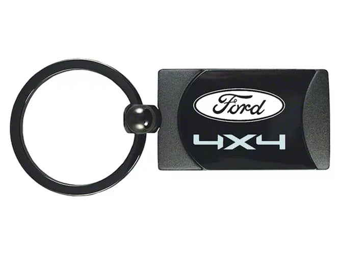 4X4 FORD TWO-TONE RECTANGULAR KEY F
