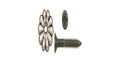 ROSETTE AND SCREWS WHITE (100/CTN)