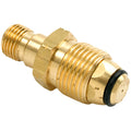 MR. HEATER 9/16 LEFT HAND THREAD X RESTRICTED FLOW SOFT NOSE P.O.L. WITH HANDWHEEL
