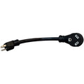 15AM-30AF 12" ADAPTER, BLACK, BULK