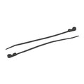 CABLE TIE BLACK MNT HOLE 16" (25)