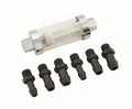 Clearview Inline Fuel Filter Fits Carbureted Applications Up to 10 PSI Mr Gasket