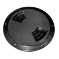 ABS DECK PLATE BLACK TEXTURED 6" QU