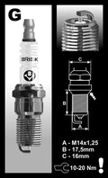 Spark Plug Silver Racing
