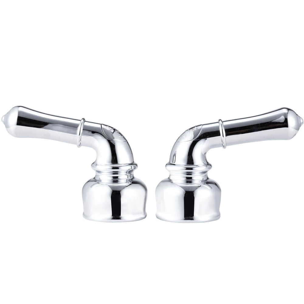 CLASSICAL LEVER HANDLES PLATED PLASTIC CHROME POLISHED
