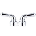 CLASSICAL LEVER HANDLES PLATED PLASTIC CHROME POLISHED