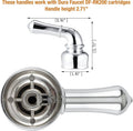 CLASSICAL LEVER HANDLES PLATED PLASTIC CHROME POLISHED