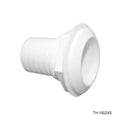 1 1/2IN EXTRA SHORT STRAIGHT BARBED THRUHULL WHITE