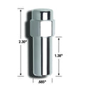 SST CLSD LUG 13/16" 12-1.50 CHR BAG