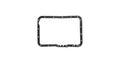 Fel-Pro 94-95 Ford Bronco/87-93 Mustang/87-88 Thunderbird Transmission Oil Pan Gasket - 18 Bolt Hole