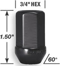 Gorilla BULGE ALUM LUG 3/4in 1/2 BLK BULK