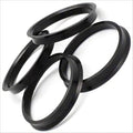 Enkei 72.62mm ID x 67.06mm OD Plastic Hub Rings (4 Pack)