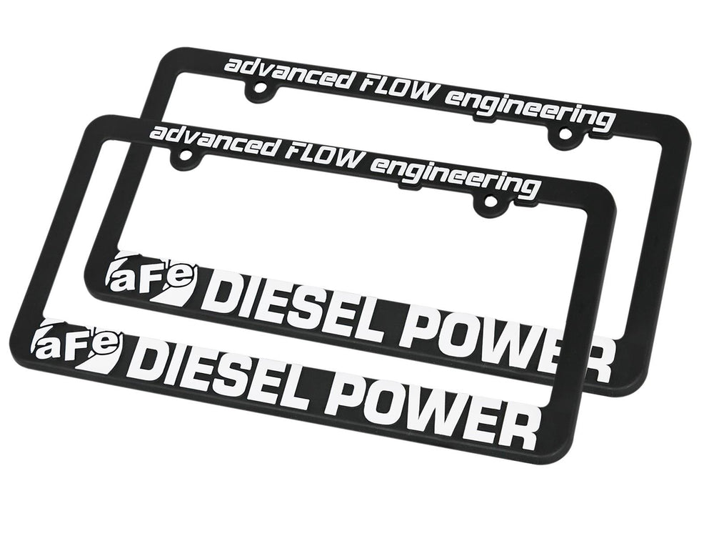 aFe POWER Diesel License Plate Frames (Pair)