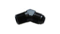Vibrant Performance - 10242 - 45 Degree Adapter Fitting; Size: -6AN x 1/4 in. NPT