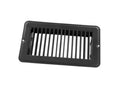 4IN X 8IN FLOOR REGISTER UNDAMPERED METAL BLACK
