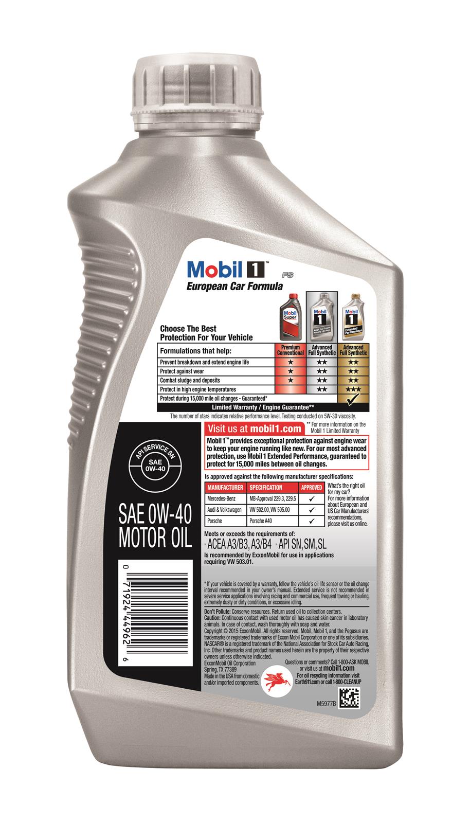 MOBIL auto part