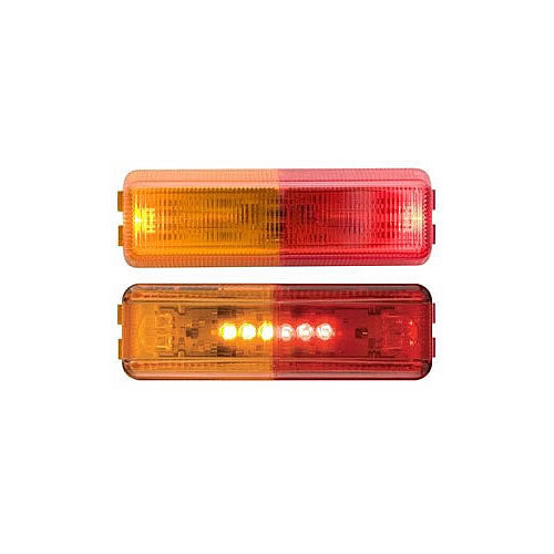 10LED DUAL AMBER/RED THINLINE FENDER LIGHT