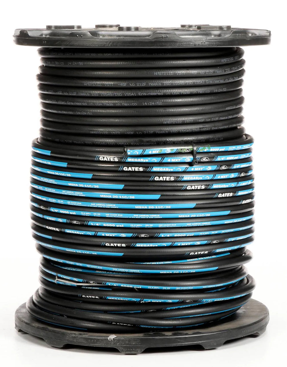 Gates 4MXTXREEL - MXT MegaSys Wire Braid Hose - SAE 100R16 - 1/4 x 550