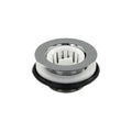 PLASTIC STRAINER W/THREADED BASKET CHROME
