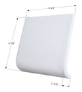 CORNER CAP CURVED SLIDEOUT DUTCHMEN POLAR WHITE
