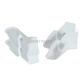 GUTTER EXTENSIONS WHITE SET OF 4 (2 LEFT/2 RIGHT)