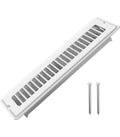 2IN X 10IN FLOOR REGISTER DAMPERED METAL WHITE