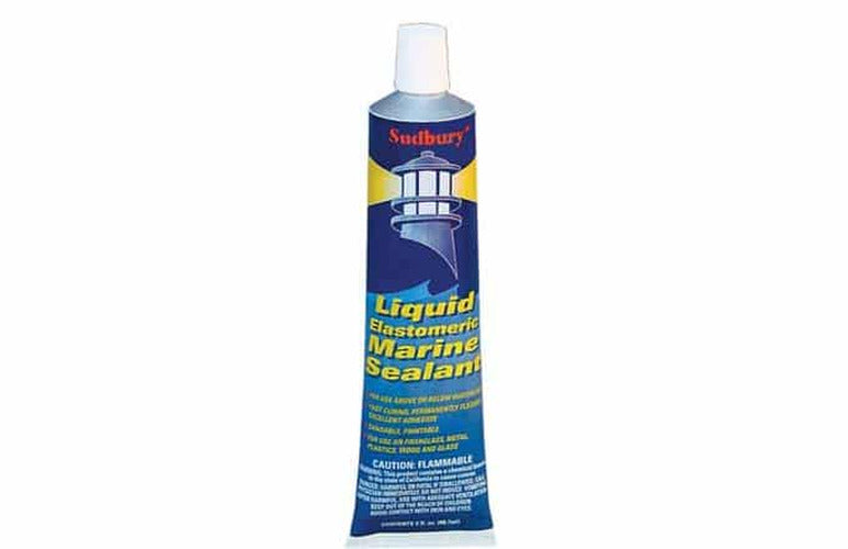 ELASTOMERIC MARINE SEALANT CLEAR 3OZ TUBE CARDED