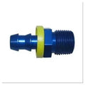 Fragola -6AN Push-Lite End x 1/2 NPT - Black