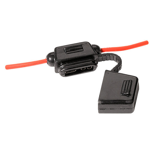 12AWG ATO/ATC INLINE FUSE HOLDER W/COVER30A FUSE INCLUDEDRETAIL PKG