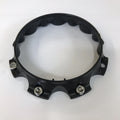 RACELINE 934 943 944 SATIN BLACK SHORT BASE OF CAP - HEIGHT REDUCER - FITS 8X165 8X170