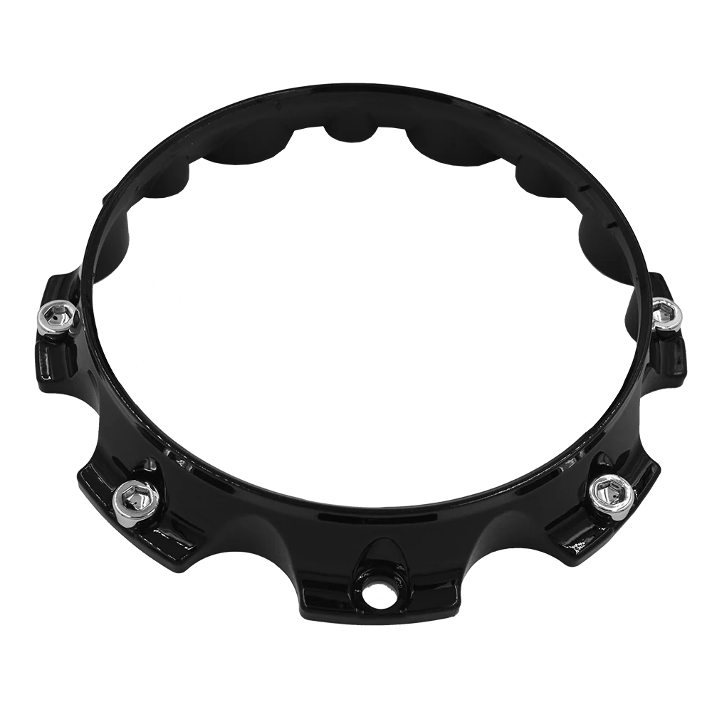 RACELINE 938 939 940 942 GLOSS BLACK SHORT BASE OF CAP - HEIGHT REDUCER - FITS 8X165 8X170