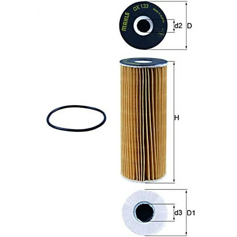 Mahle Oil Filter Mercedes Benz 200 280 300 320 Series 1992-1993