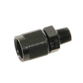 Russell Performance -6 AN Straight Female to 1/8in Male NPT Fitting (Black)
